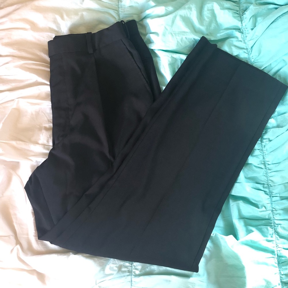 Adolfo black pleated dress pants 36x32